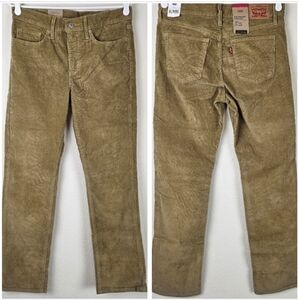 Levi's Light Tan Corduroy Straight Leg Pants